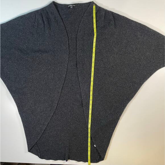 James Perse Cashmere Cocoon Cardigan Sz 0 Charcoal Open Front Dolman Cozycore - Picture 7 of 10